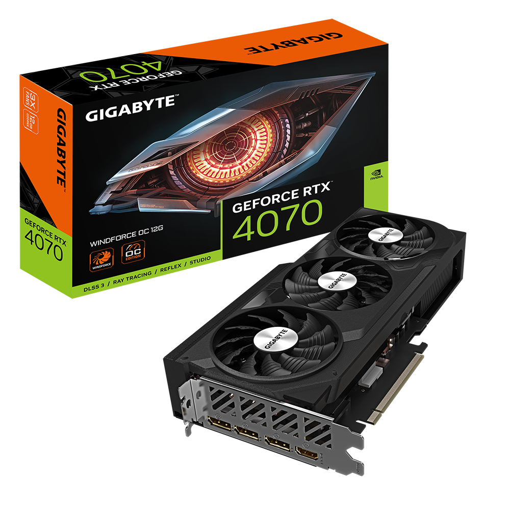 GIGABYTE GV-N4070WF3OC-12GD graphics card