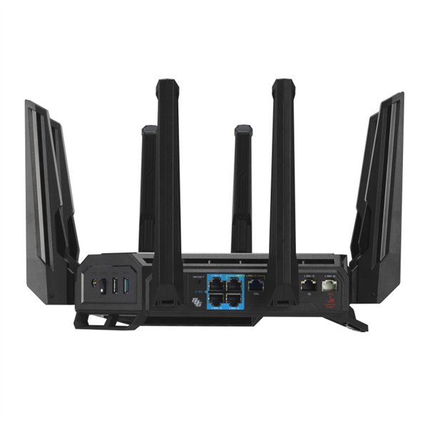 ASUS ROG Rapture GT-BE98 wireless router 10 Gigabit Ethernet Quad-band (2.4 GHz / 5 GHz-1 / 5 GHz-2 / 6 GHz) Black - Image 9