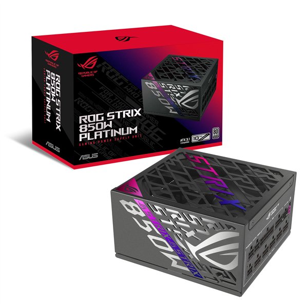 ASUS ROG -STRIX-850P-GAMING power supply unit 850 W 20+4 pin ATX ATX Black - Image 2