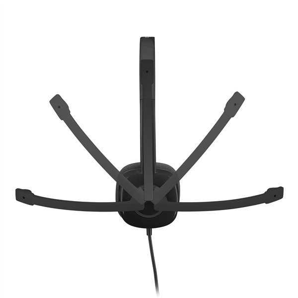 LOGITECH H151 WIRED STEREO HEADSET 3.5MM - BLACK - Image 5