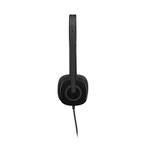 LOGITECH H151 WIRED STEREO HEADSET 3.5MM - BLACK - Image 3