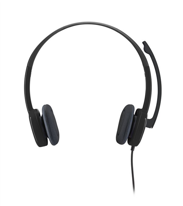 LOGITECH H151 WIRED STEREO HEADSET 3.5MM - BLACK - Image 4