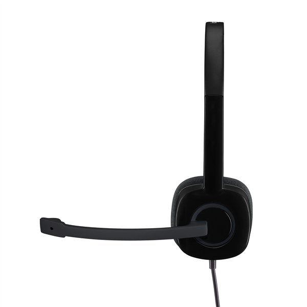LOGITECH H151 WIRED STEREO HEADSET 3.5MM - BLACK - Image 2