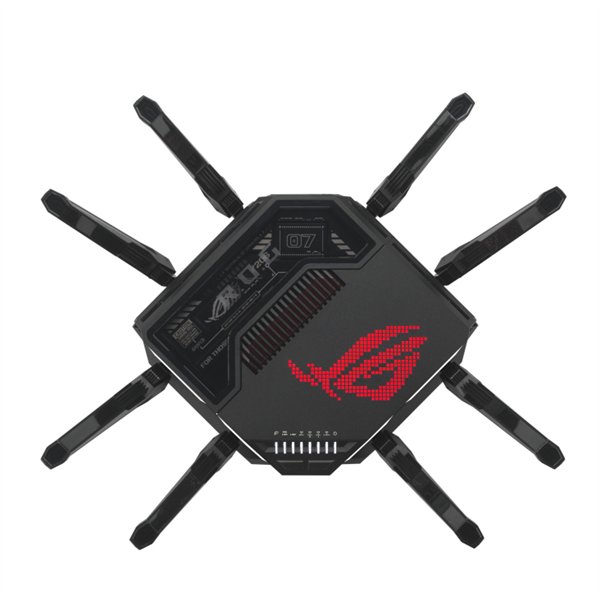 ASUS ROG Rapture GT-BE98 wireless router 10 Gigabit Ethernet Quad-band (2.4 GHz / 5 GHz-1 / 5 GHz-2 / 6 GHz) Black - Image 5