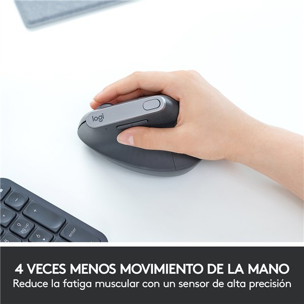 LOGITECH MX VERTICAL ADVANCED ERGONOMIC WIRELESS MOUSE GREY - Image 29