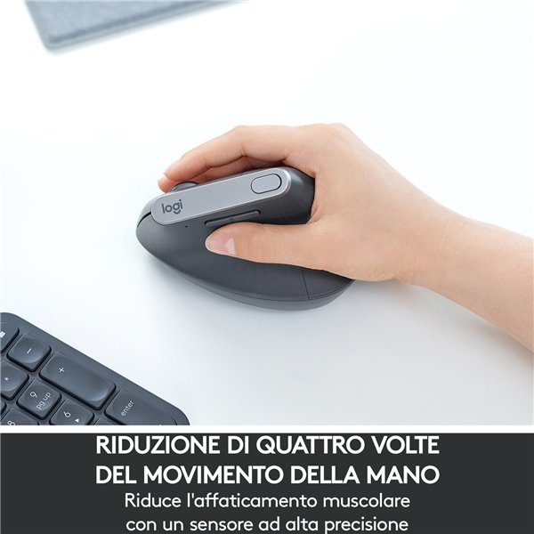 LOGITECH MX VERTICAL ADVANCED ERGONOMIC WIRELESS MOUSE GREY - Image 39