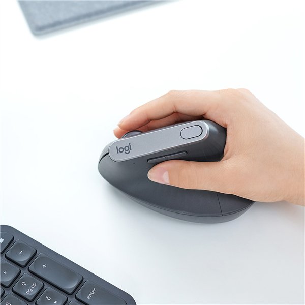 LOGITECH MX VERTICAL ADVANCED ERGONOMIC WIRELESS MOUSE GREY - Image 6