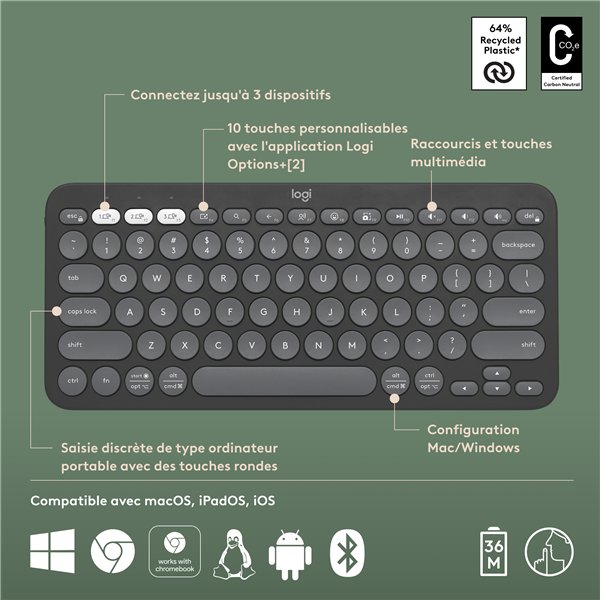 Logitech 920-011851 keyboard - Image 17