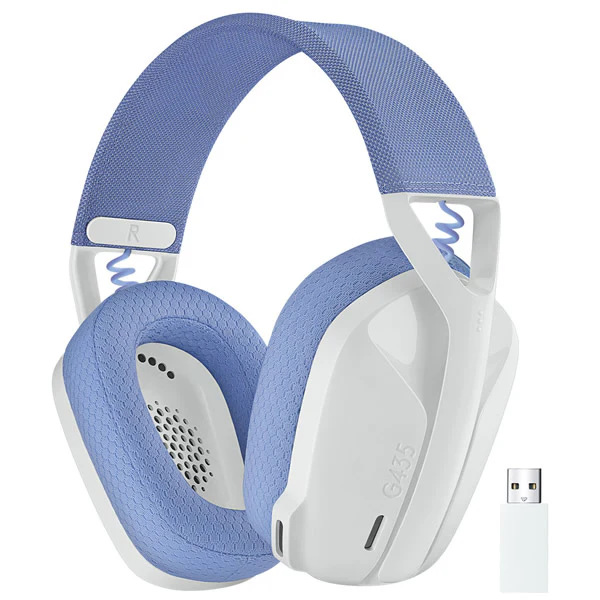 Logitech G435 LIGHTSPEED Wireless Gaming Headset - WHITE - 2.4GHZ