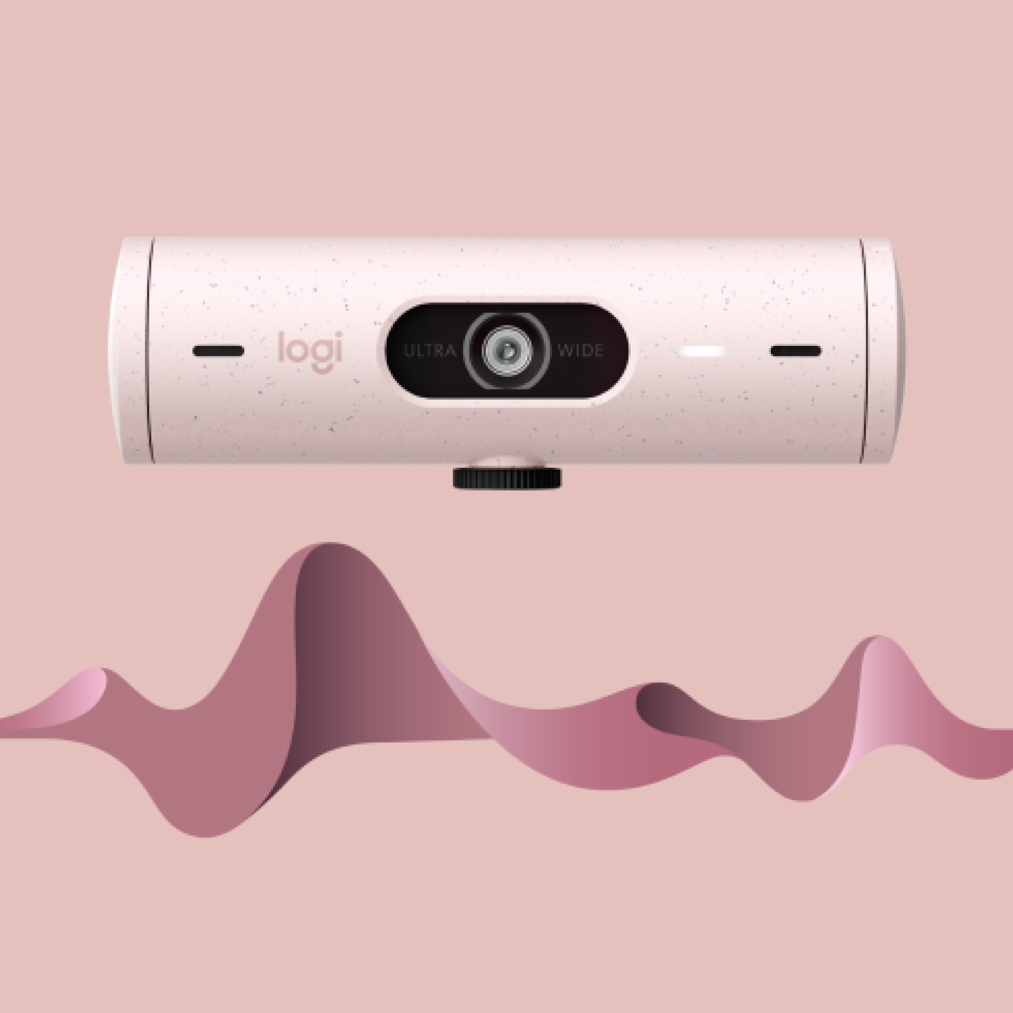 LOGITECH BRIO 500 FULL HD 1080P WEBCAM WITH LIGHT CORRECTION ROSE - Image 4