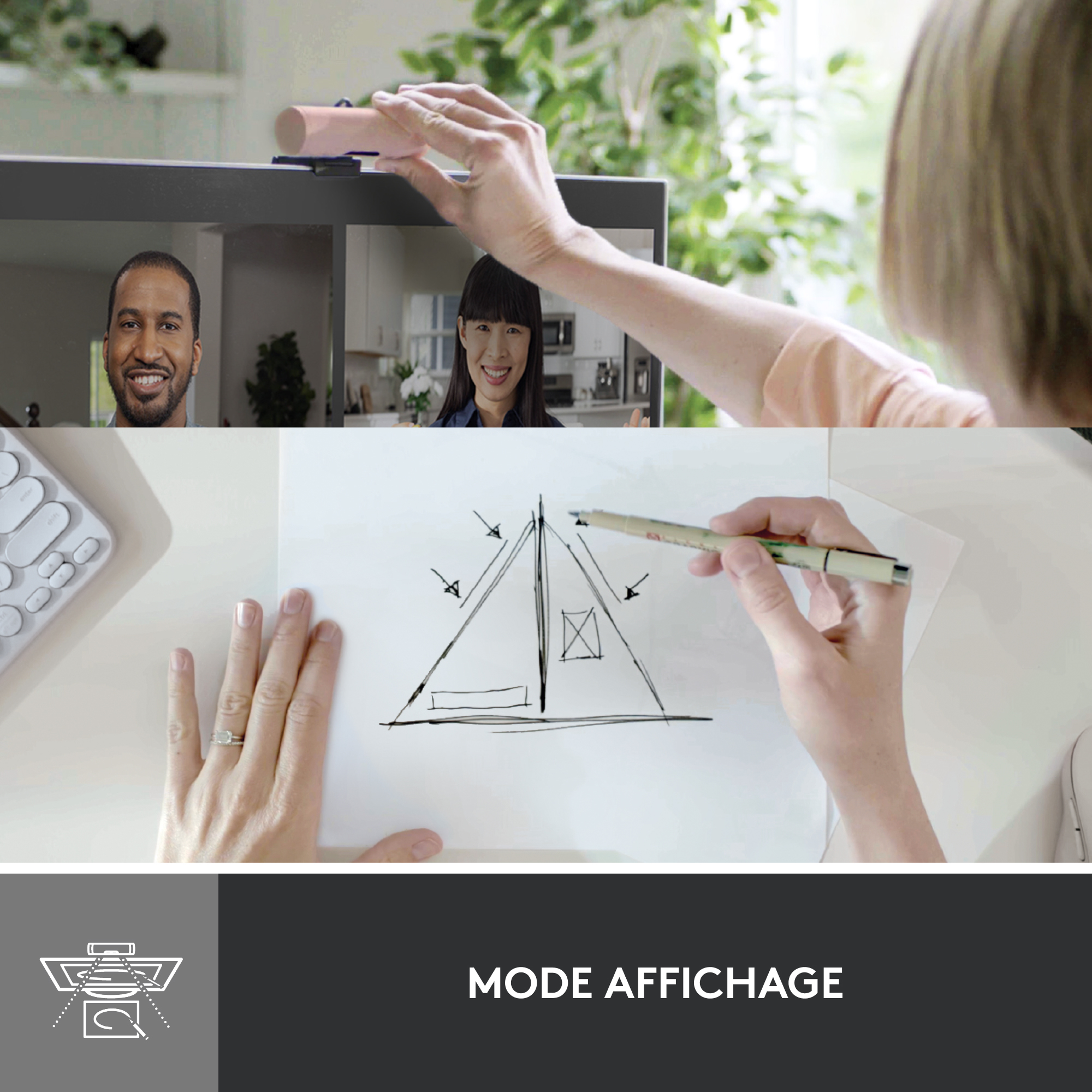 LOGITECH BRIO 500 FULL HD 1080P WEBCAM WITH LIGHT CORRECTION ROSE - Image 42