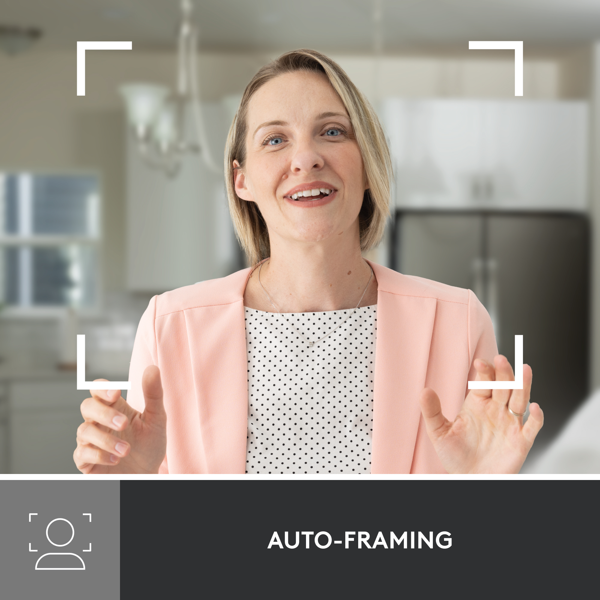 LOGITECH BRIO 500 FULL HD 1080P WEBCAM WITH LIGHT CORRECTION ROSE - Image 32