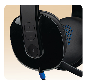 LOGITECH H540 USB COMPUTER HEADSET WITH HD SOUND AND ON-EAR CONTROLS - Image 13
