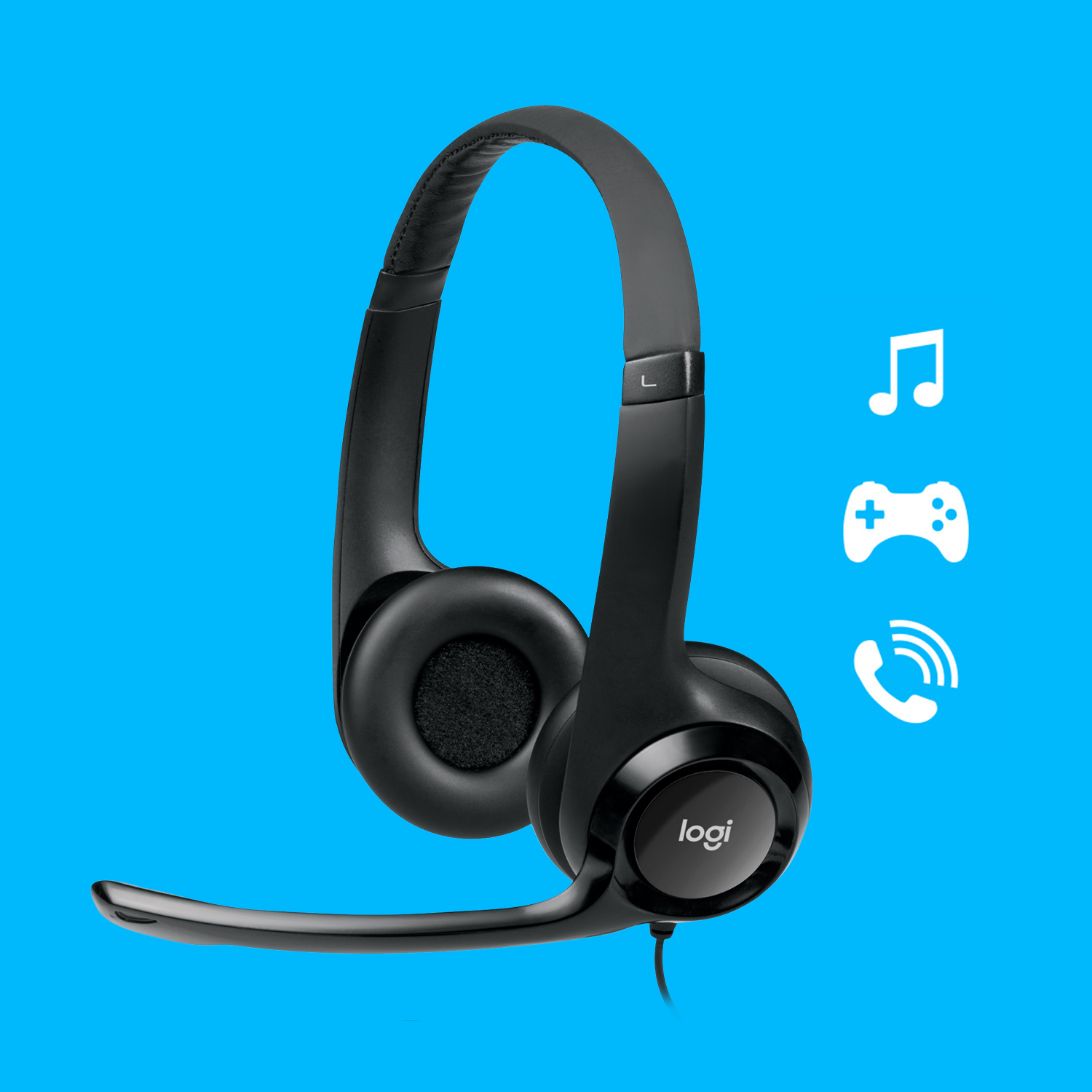 LOGITECH H390 USB HEADSET - Image 3