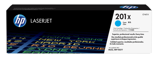 HP 201X CYAN LASERJET MFP M277/M252 TONER CARTRIDGE