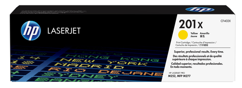 HP 201X YELLOW LASERJET MFP M277/M252 TONER CARTRIDGE