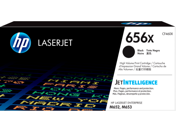 HP 656X HIGH YIELD BLACK ORIGINAL LASERJET TONER