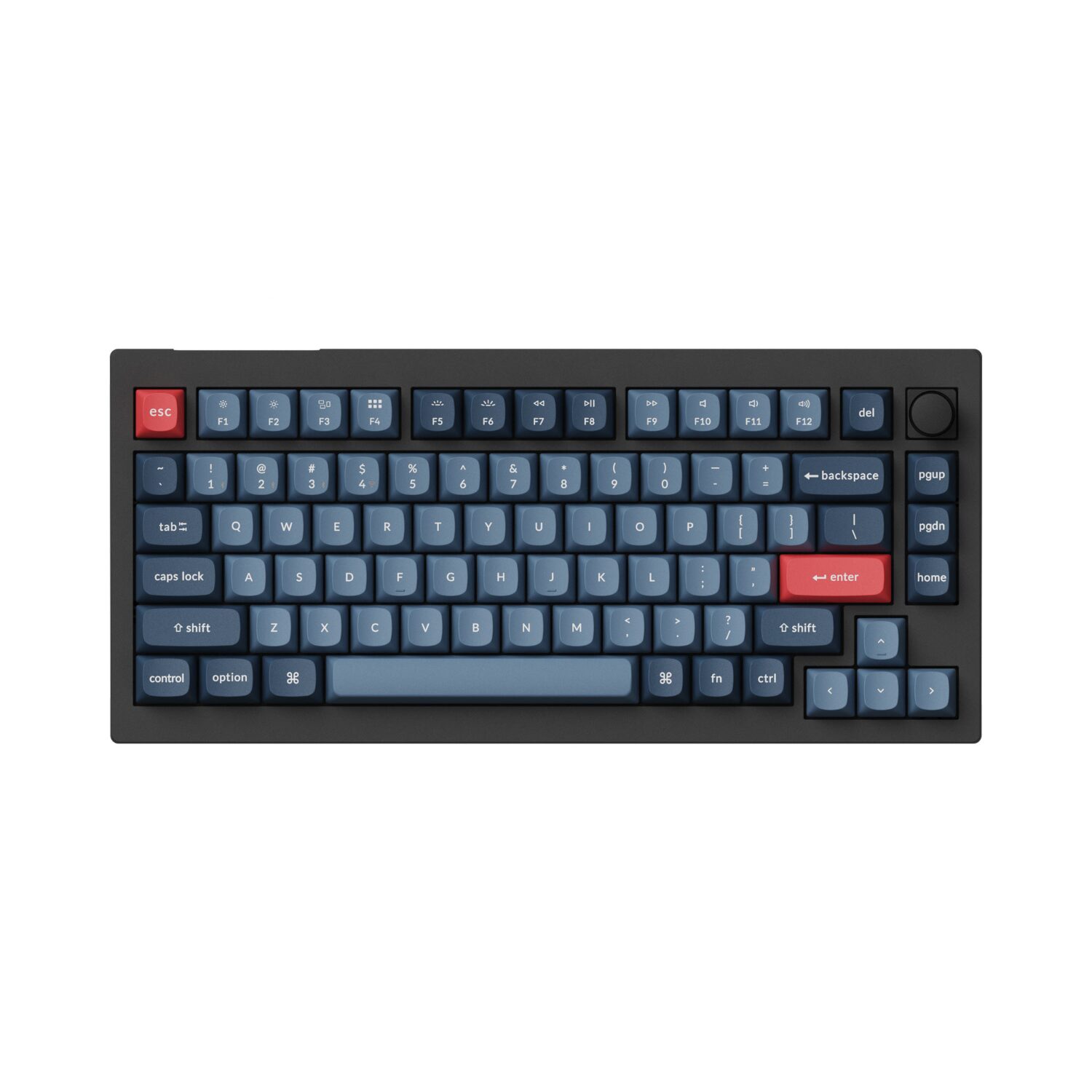 Keychron V1 Max QMK/VIA Wireless Custom Mechanical Keyboard | BANANA Switches – Black - Image 2
