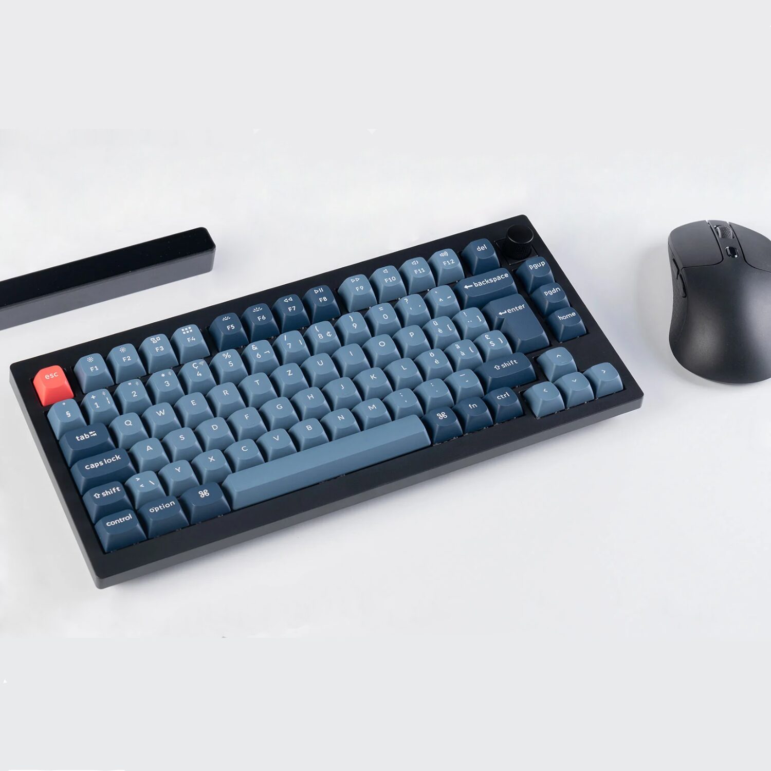 Keychron V1 Max QMK/VIA Wireless Custom Mechanical Keyboard | BANANA Switches – Black - Image 5