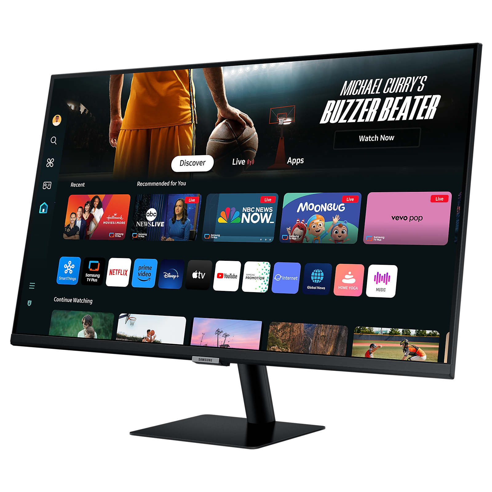 SAMSUNG SMART M70D FLAT 32IN 4K UHD USB MONITOR