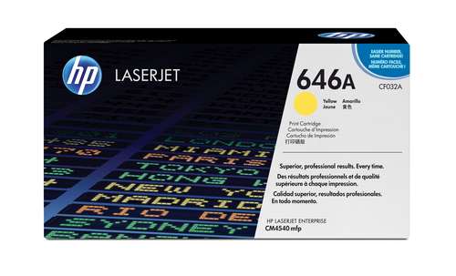 HP 646A ORIGINAL YELLOW TONER CARTRIGDE