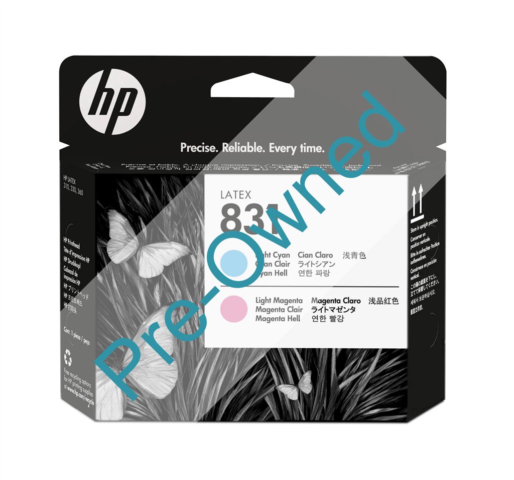 CPO HP 831 LTMAG AND LT CYAN LATEX PRINTHEAD