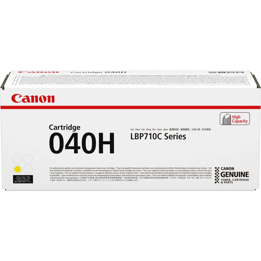 CANON-TONER-CRG 040 H Y-LBP712CX / LBP710CX - YIELD 10 000