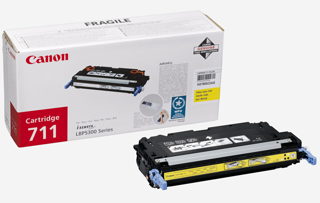 CANON 711 TONER CARTRIDGE (YELLOW)