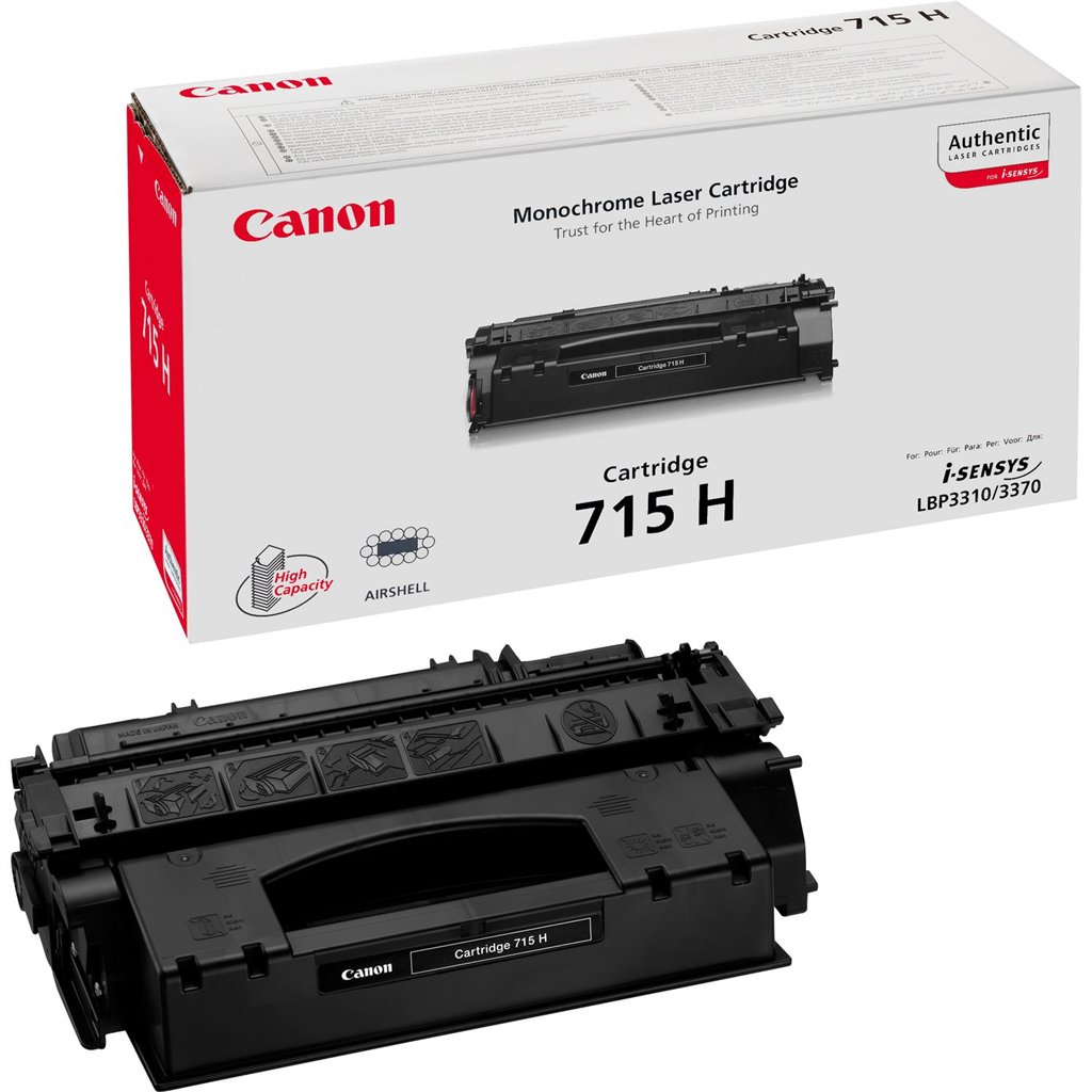 CANON 715 HIGH CAPACITY TONER CARTRIDGE (BLACK)