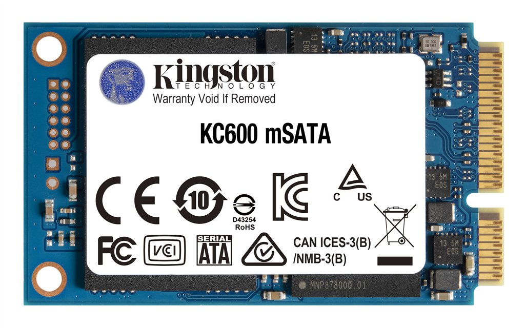 KINGSTON 256G SSD KC600 SATA3 MSATA
