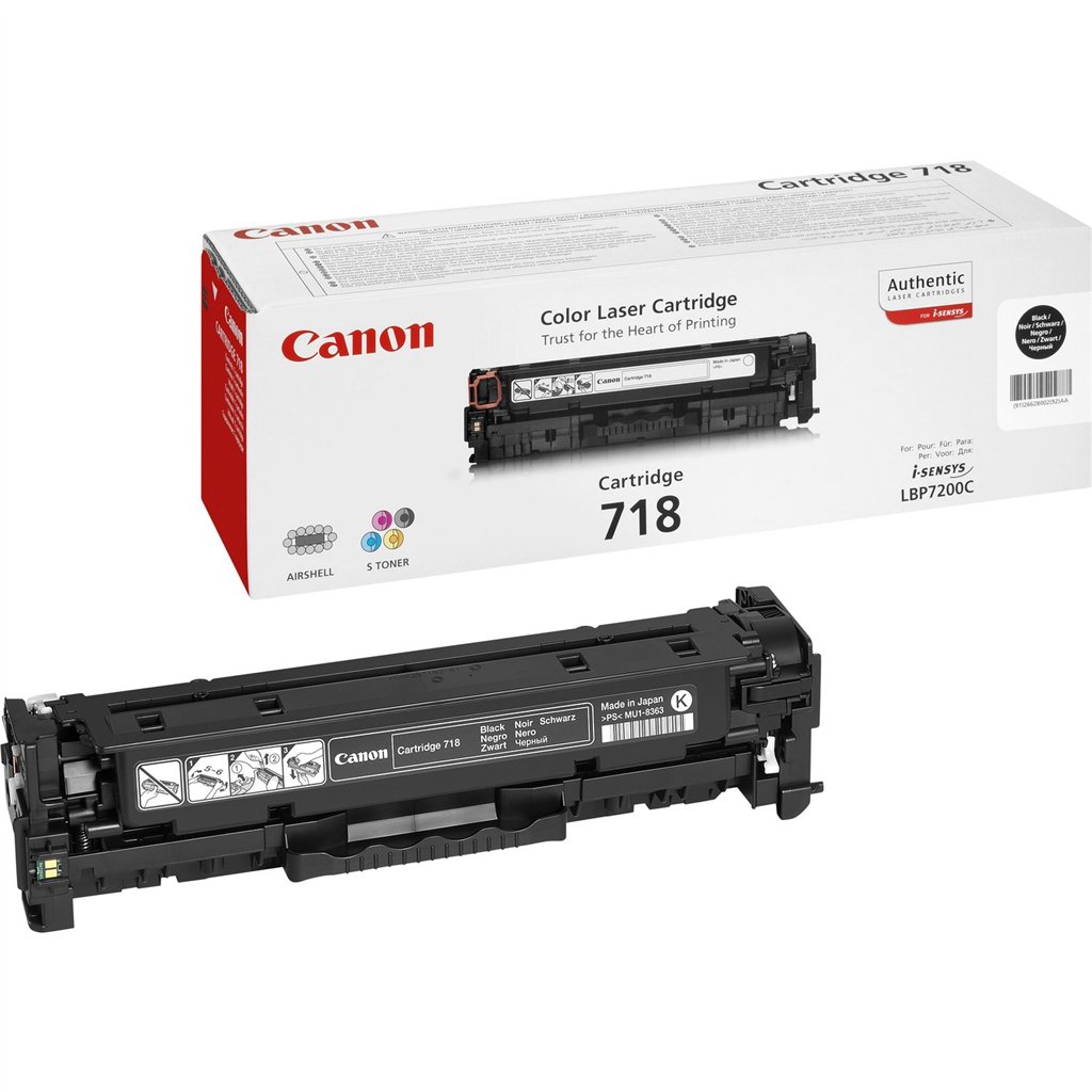 CANON 718 TONER CARTRIDGE (BLACK)