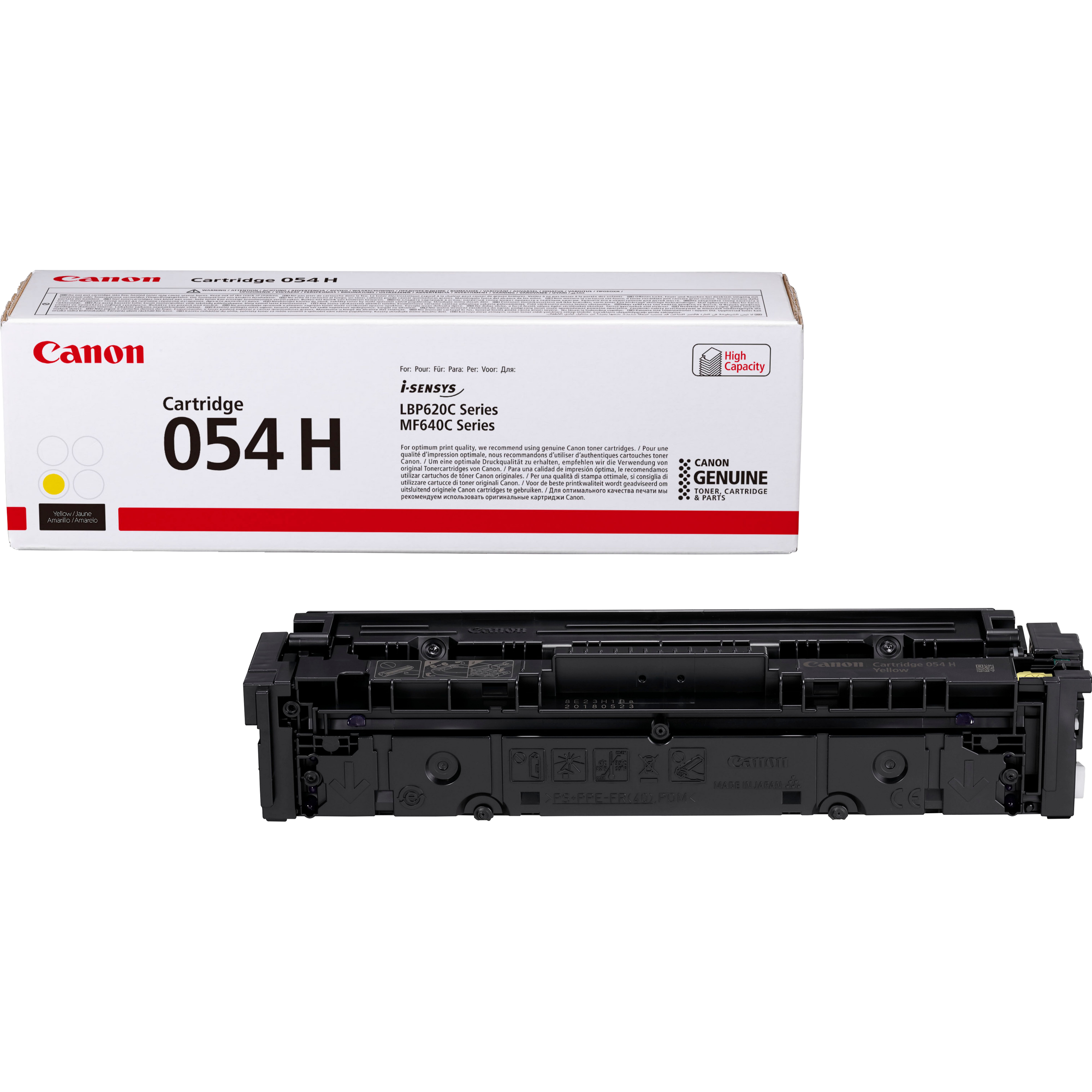 CANON 054 HIGH CAPACITY TONER CARTRIDGE (YELLOW)
