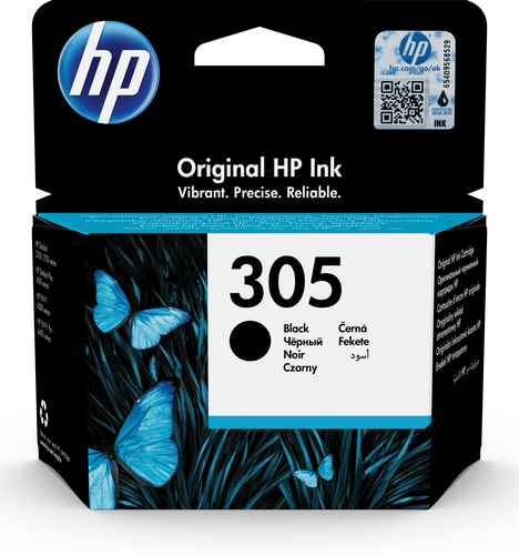 HP 305 BLACK ORIGINAL INK CARTRIDGE