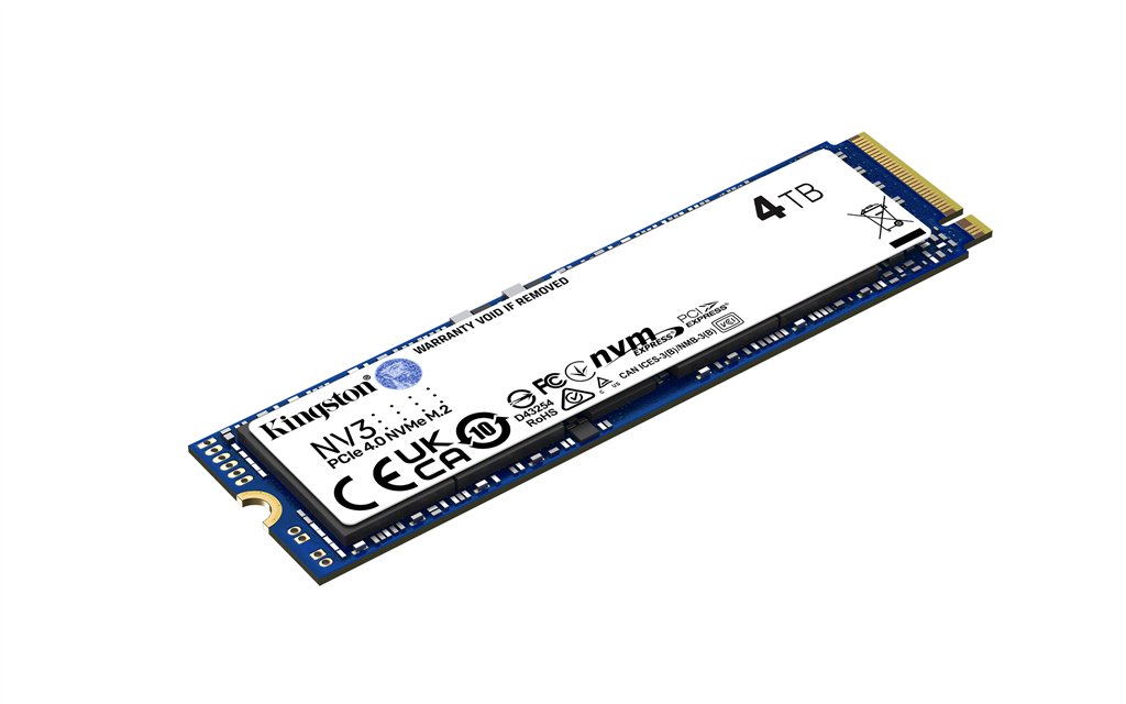 KINGSTON 4000G NV3 M.2 2280 PCIE 4.0 NVME SSD