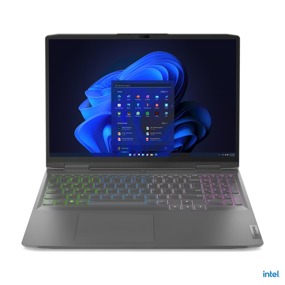 LENOVO LOQ 16IN WUXGA INTEL CORE I7-13620H 2X 8GB 512GB SSD NVIDIA GEFORCE RTX 4050 6GB GDDR6 W11H 2 YEAR CARRY IN WARRANTY