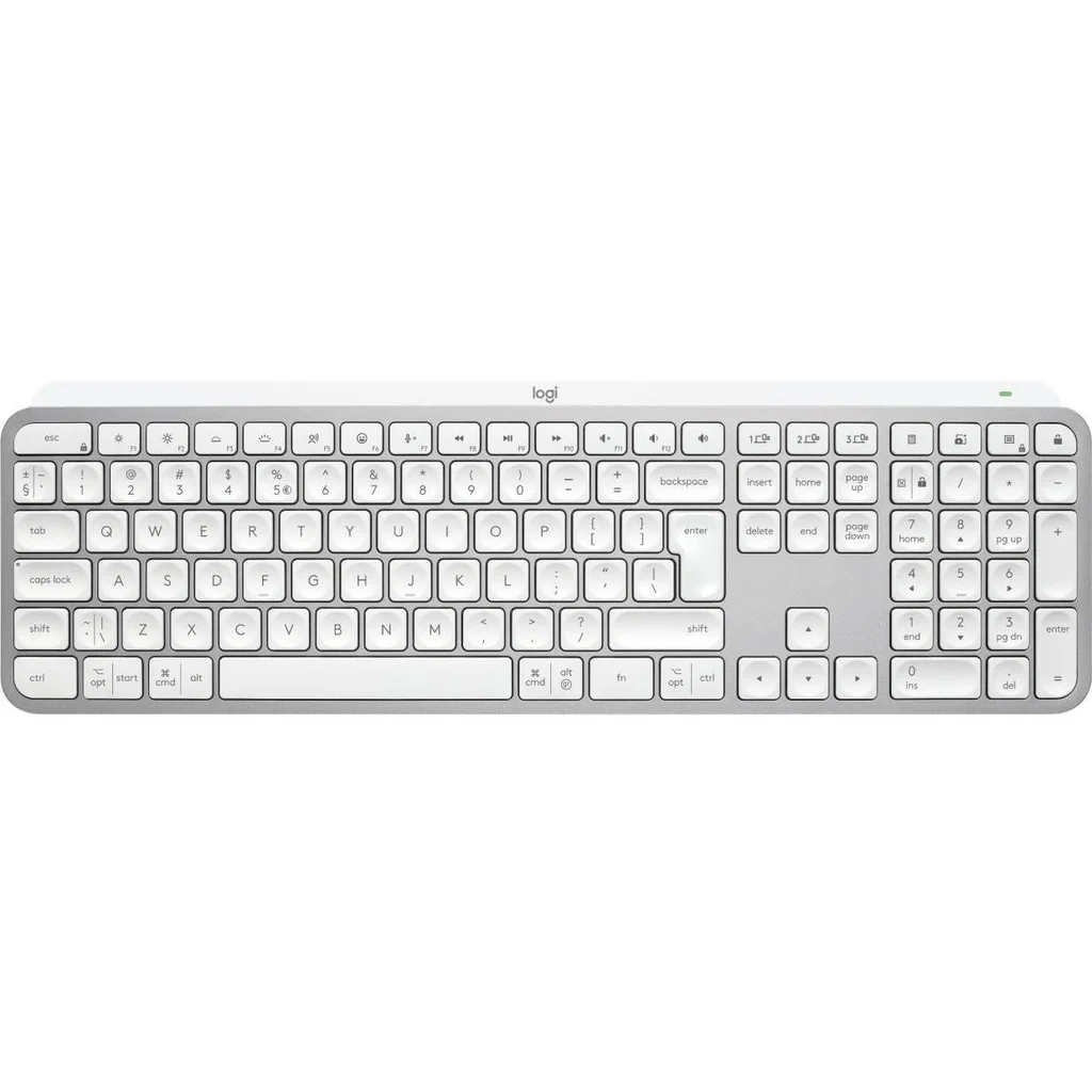 LOGITECH MX KEYS S PALE WIRELESS KEYBAORD - GREY