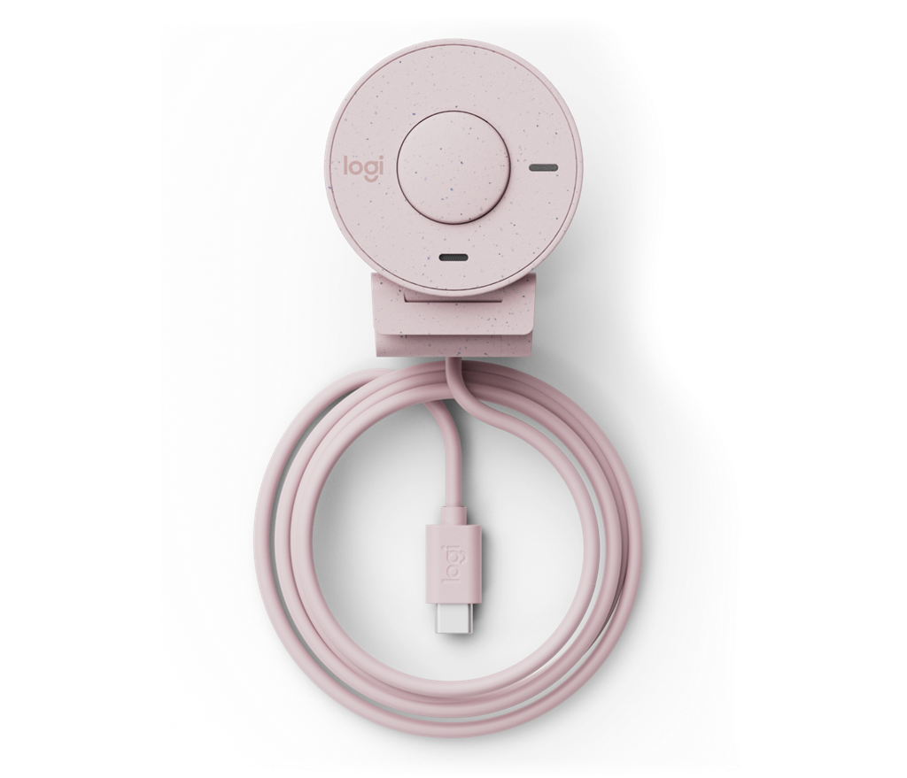 LOGITECH BRIO 300 FULL HD 1080P WEBCAM ROSE