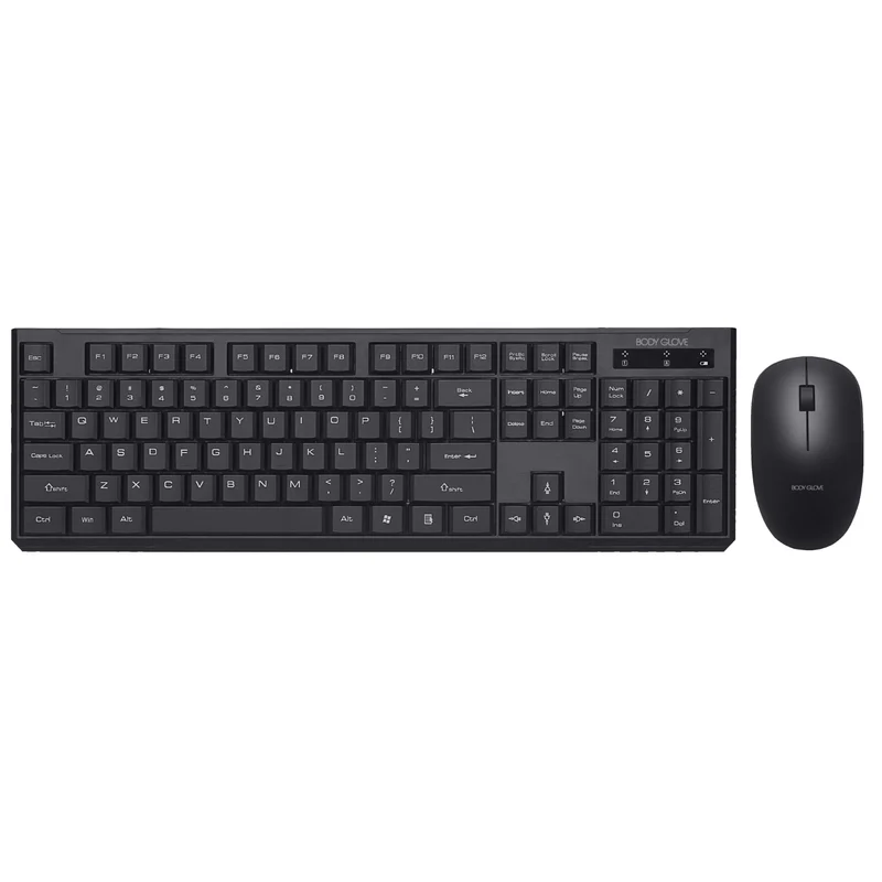 BODY GLOVE WIRELESS KEYBOARD AND MOUSE COMBO
