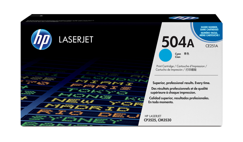 HP 504A MFP CYAN PRINT TONER CARTRIDGE