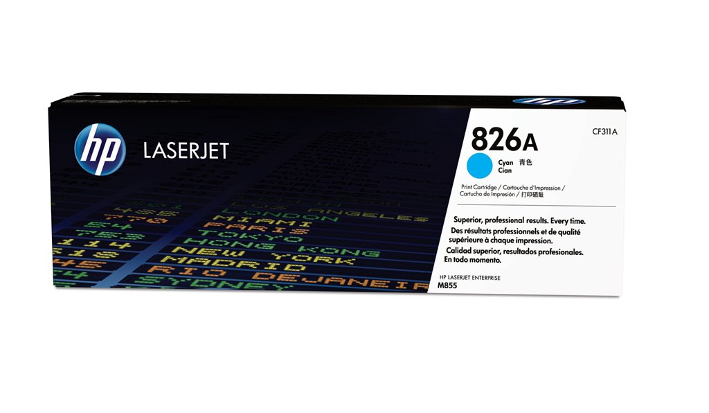 HP 826A CYAN TONER CARTRIDGE