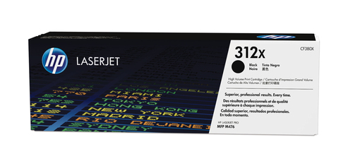 HP 312X HIGH CAP BLACK TONER CARTRIDGE
