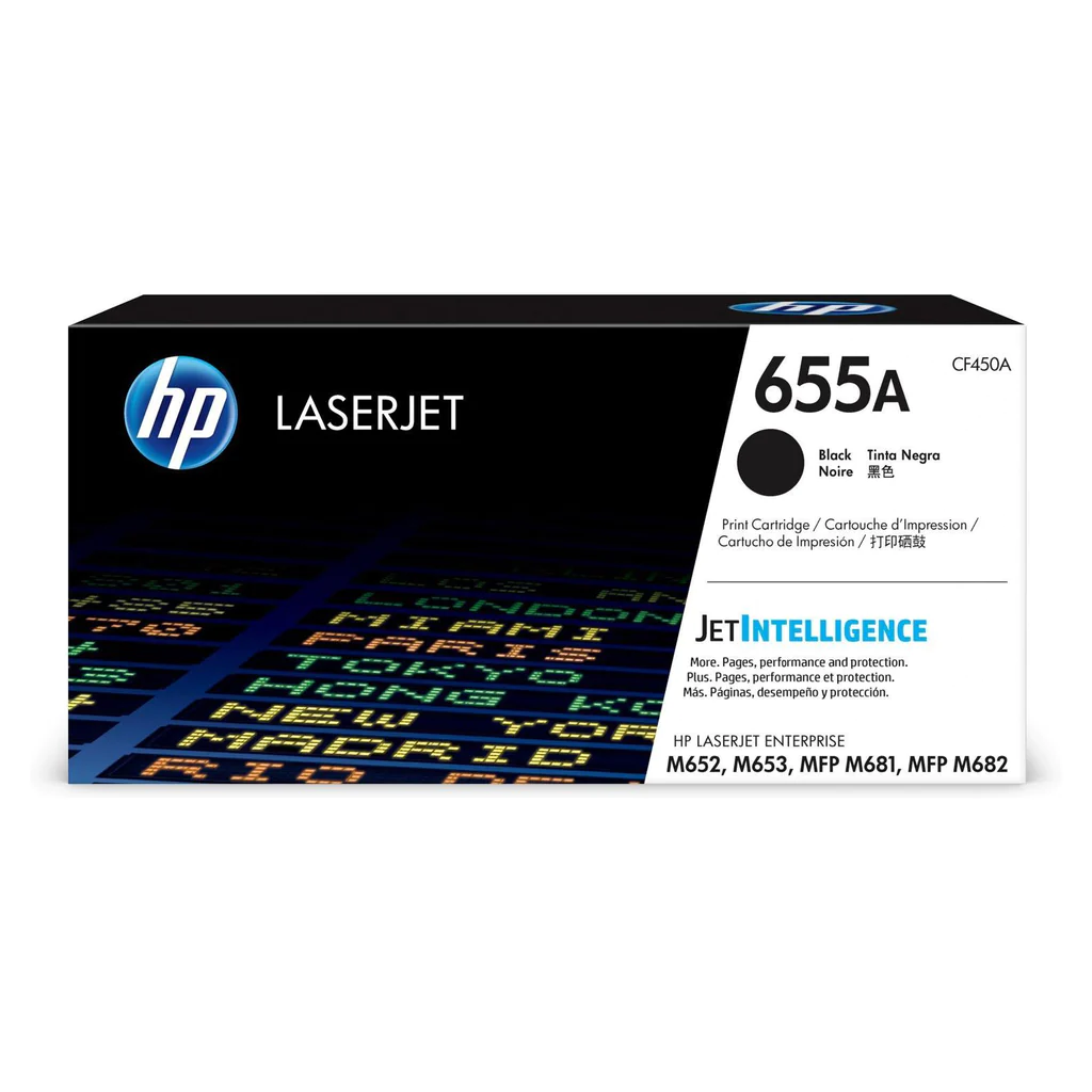 HP 655A BLACK ORIGINAL LASERJET TONER