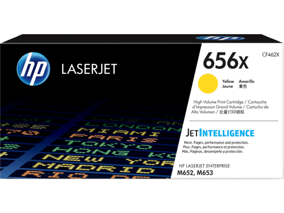 HP 656X HIGH YIELD YELLOW ORIGINAL LASERJET TONER