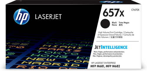 HP 657X HIGH YIELD BLACK ORIGINAL LASERJET TONER