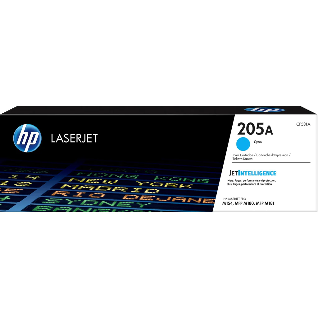 HP 205A ORIGINAL  CYAN LASERJET TONER CARTRIDGE
