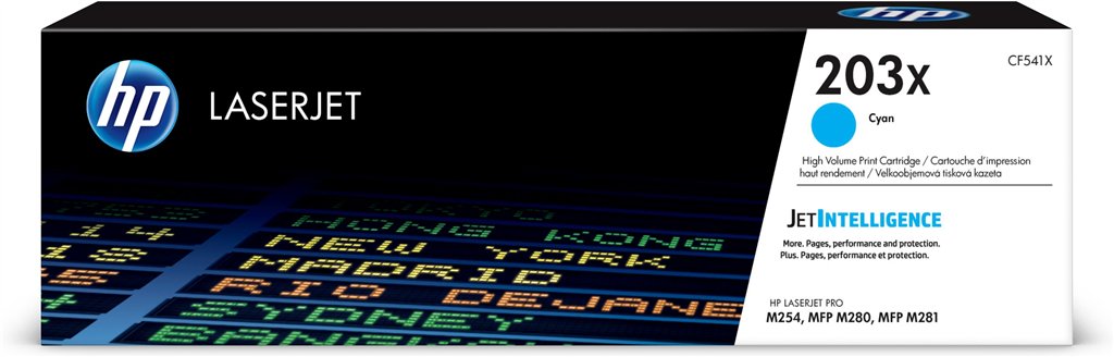 HP 203X ORIGINAL CYAN LASERJET TONER CARTRIDGE