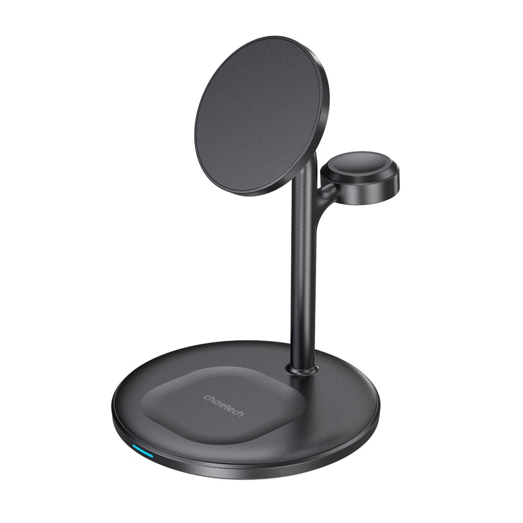 CHOETECH T585-F 3IN1 WIRELESS CHARGER QI2 15W-BLACK