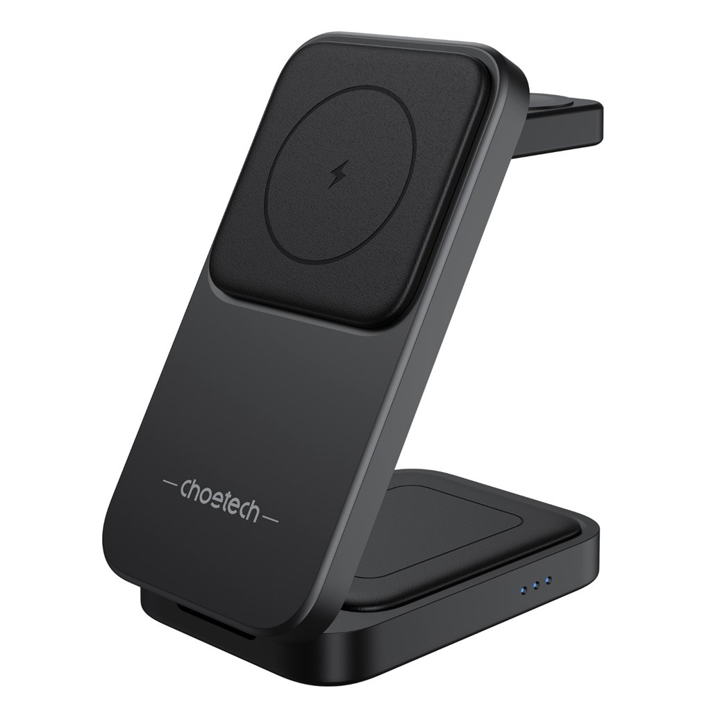 CHOETECH T611-F 3IN1 WIRELESS CHRGR 15W-BLACK