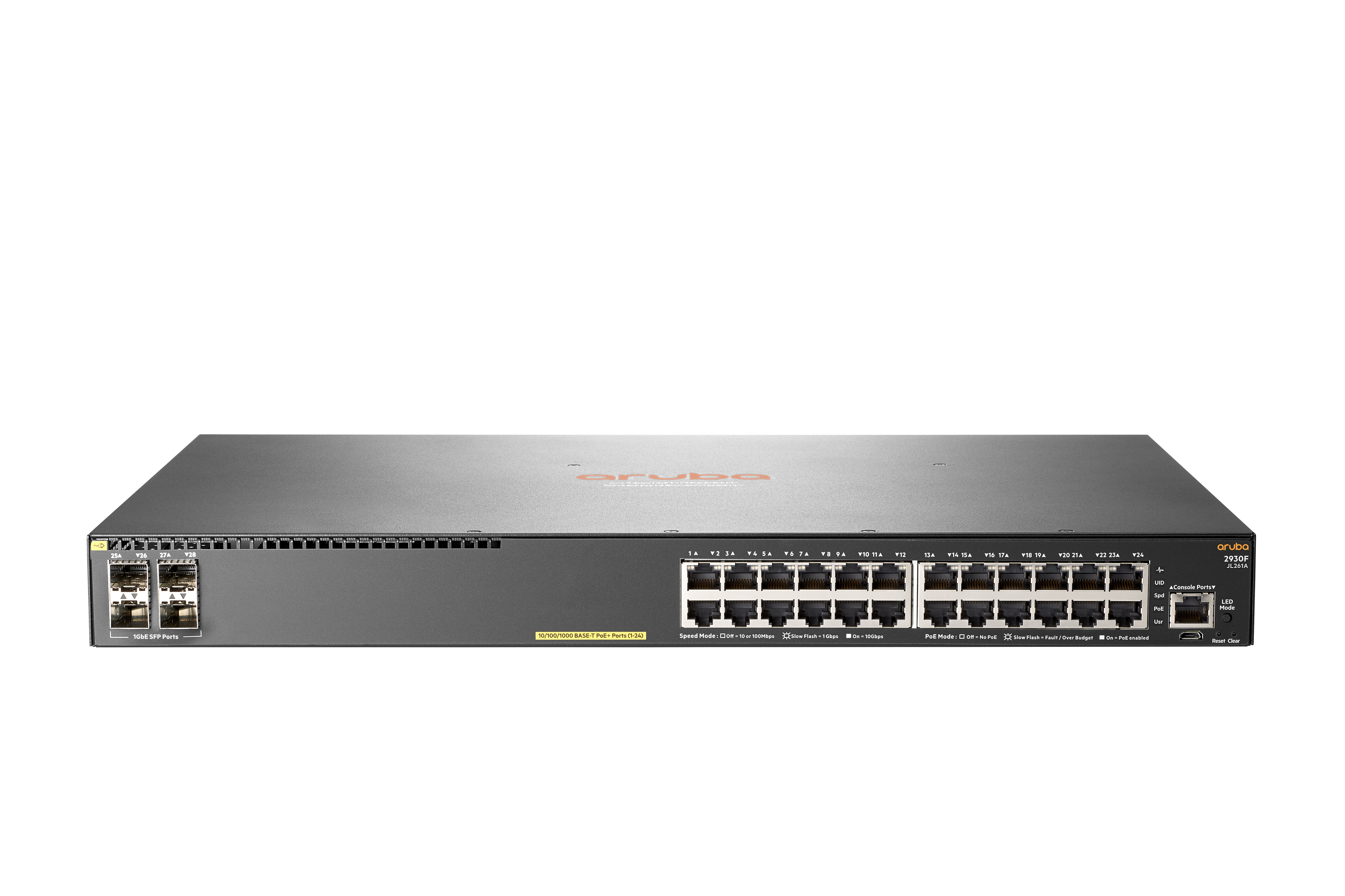 HPE ARUBA 2930F 24G 4SFP MANAGED SWITCH
