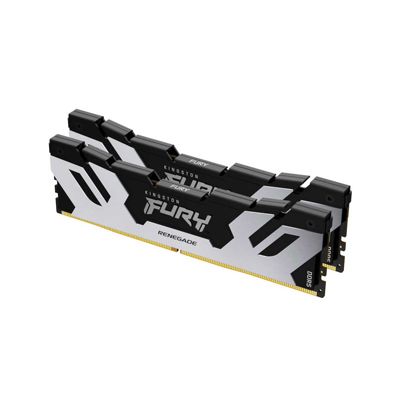 KINGSTON 96GB 6000MT/S DDR5 CL32 DIMM (KIT OF 2) FURY RENEGADE SILVER XMP